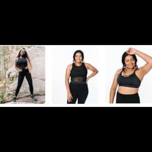 Black Luxe strappy Bra Set